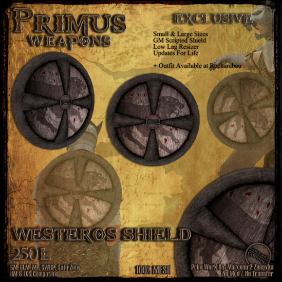 Primus Westeros Shield